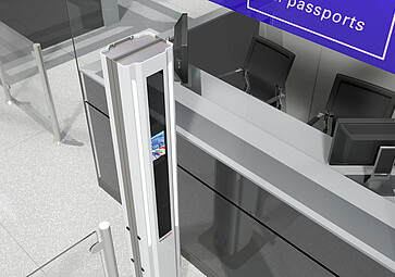 LED Linear™ lighting solution for biometric enrolment at stationary border controls